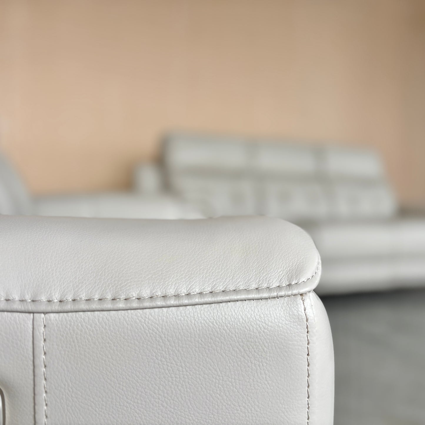 Leather Reclining Couch and Loveseat Set