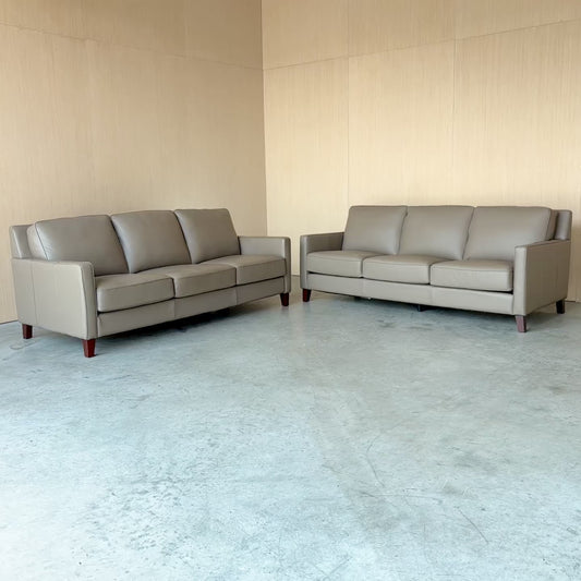 Beautiful Leather Couch Set