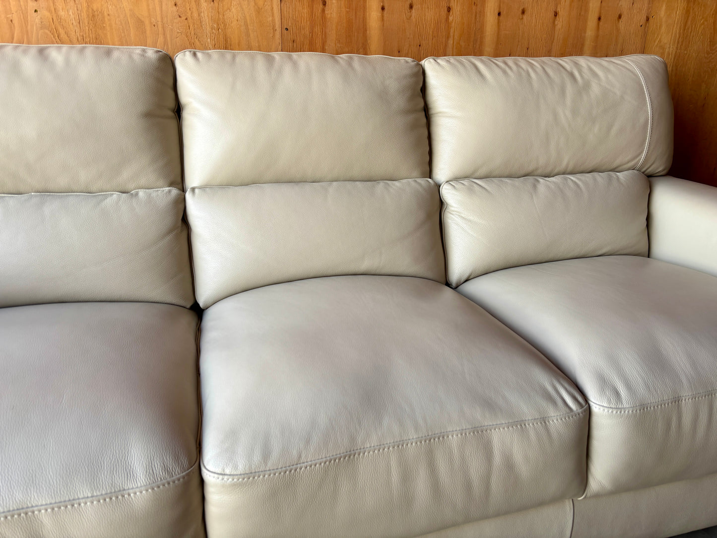 Leather Couch and Loveseat Set