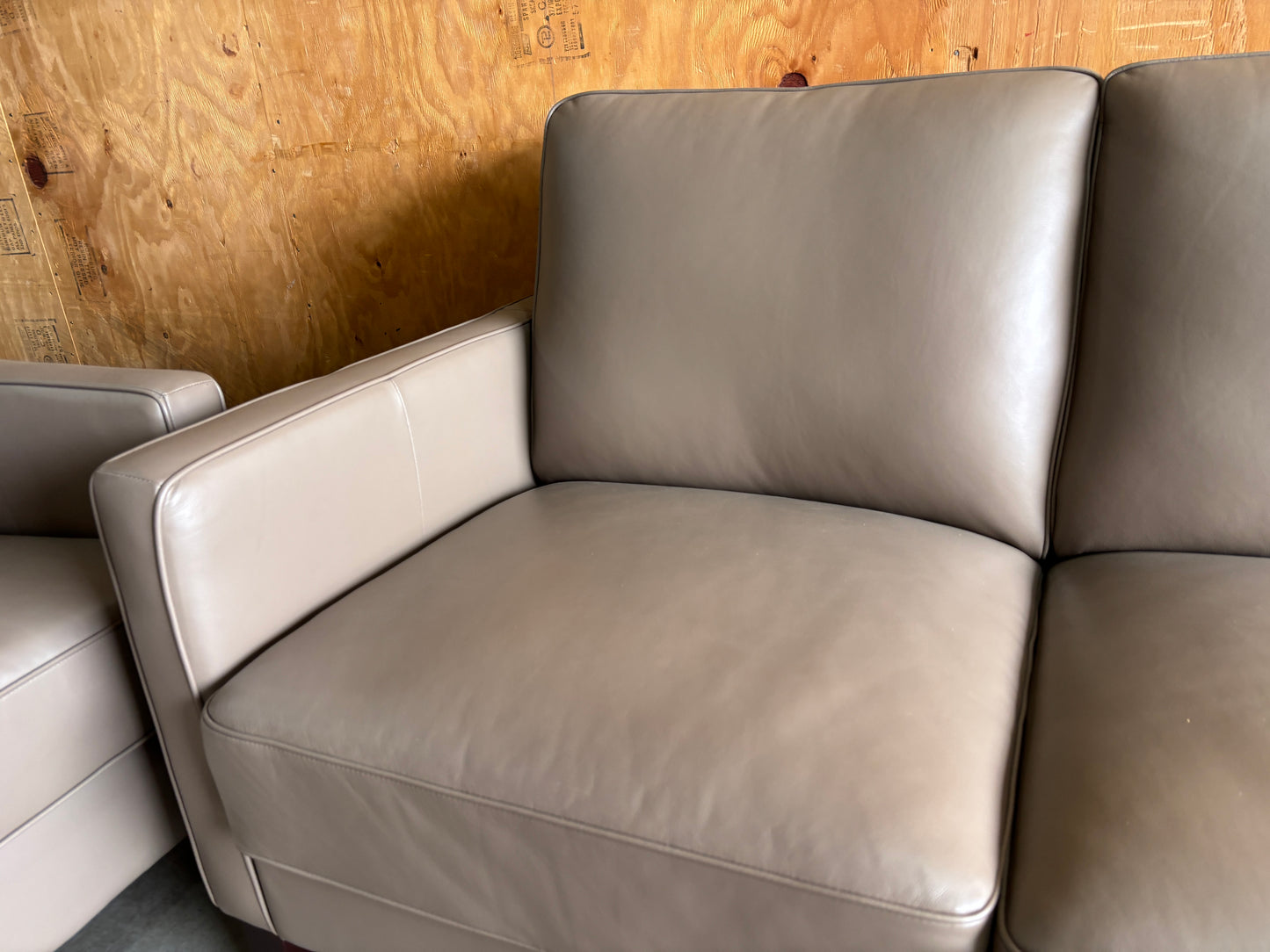 Leather Couch Set - Couch, Loveseat, and Chair
