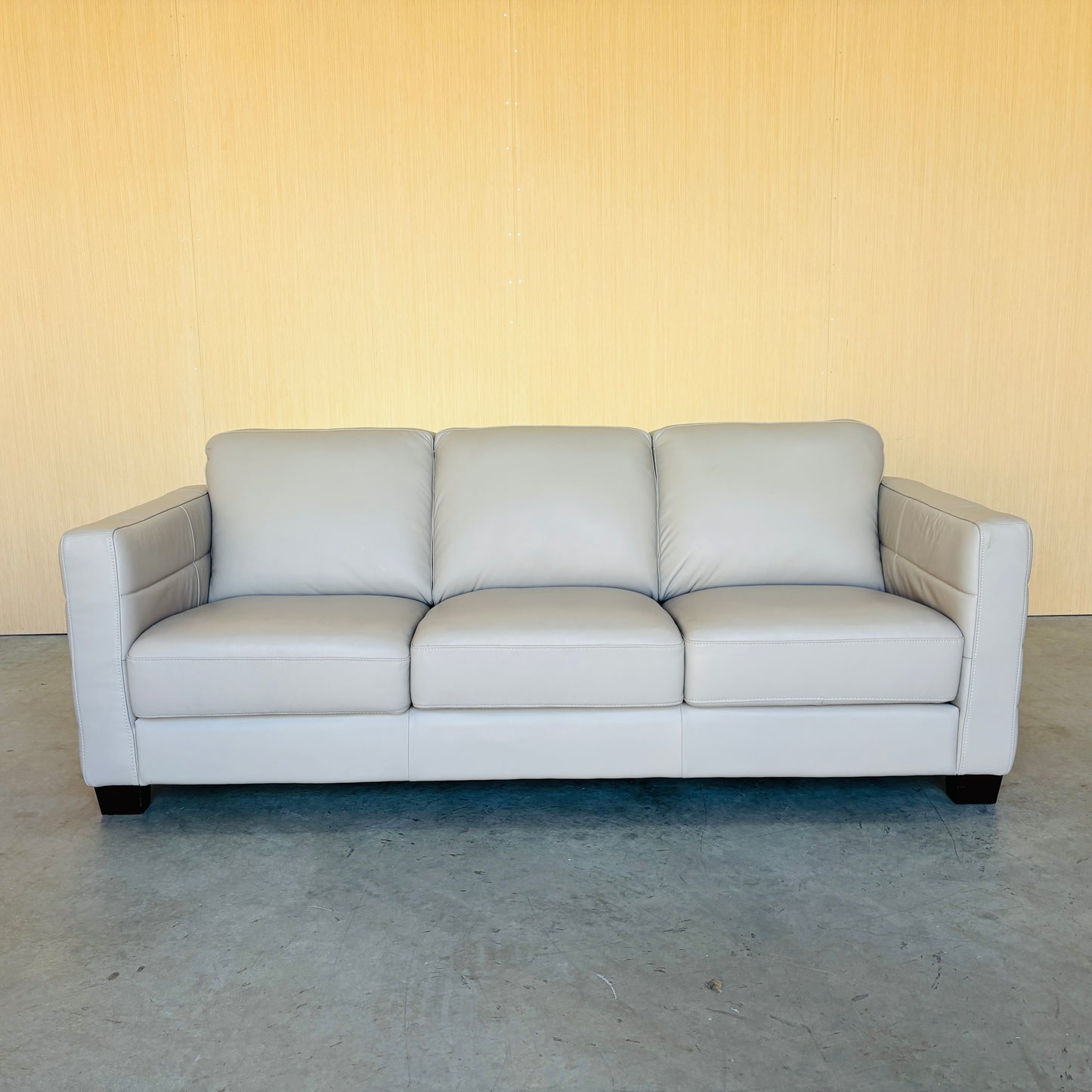 Real Top Grain Leather Sofa
