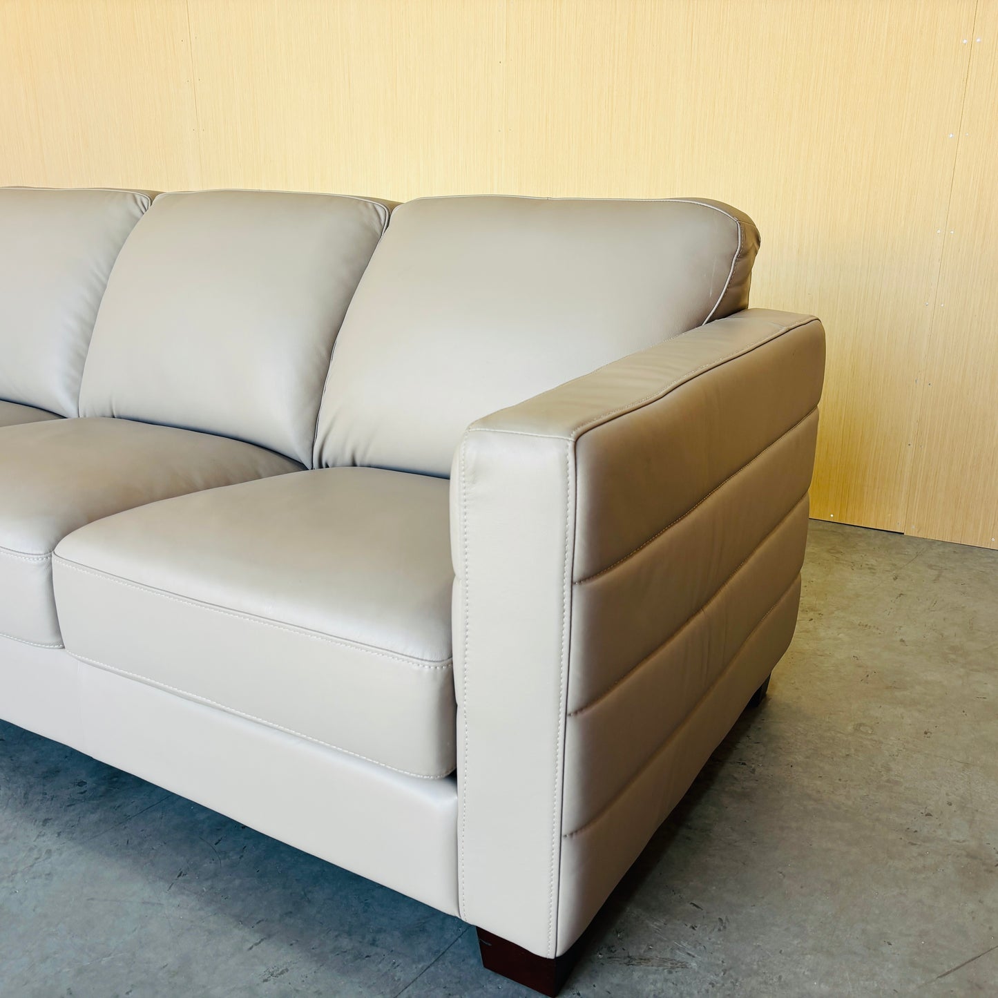 Real Top Grain Leather Sofa