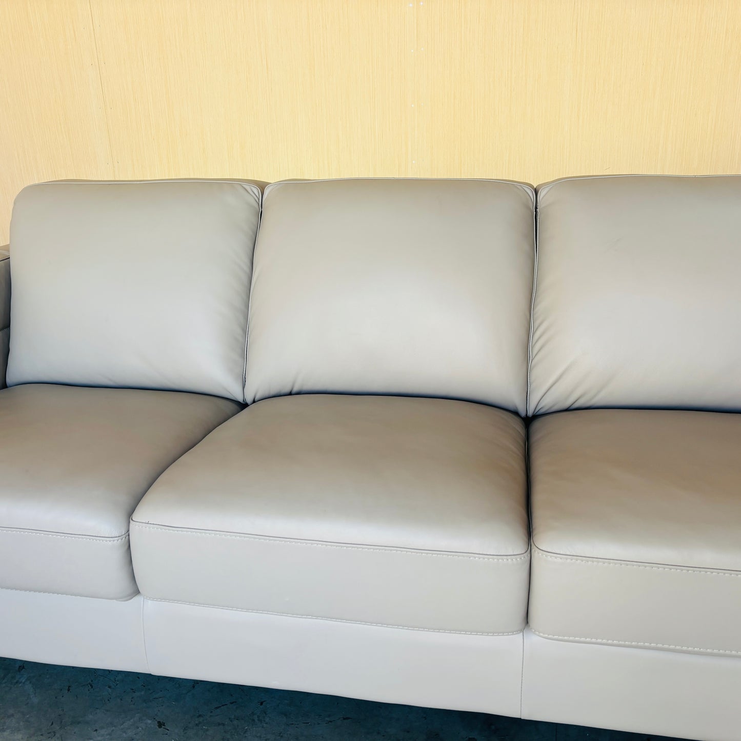 Real Top Grain Leather Sofa