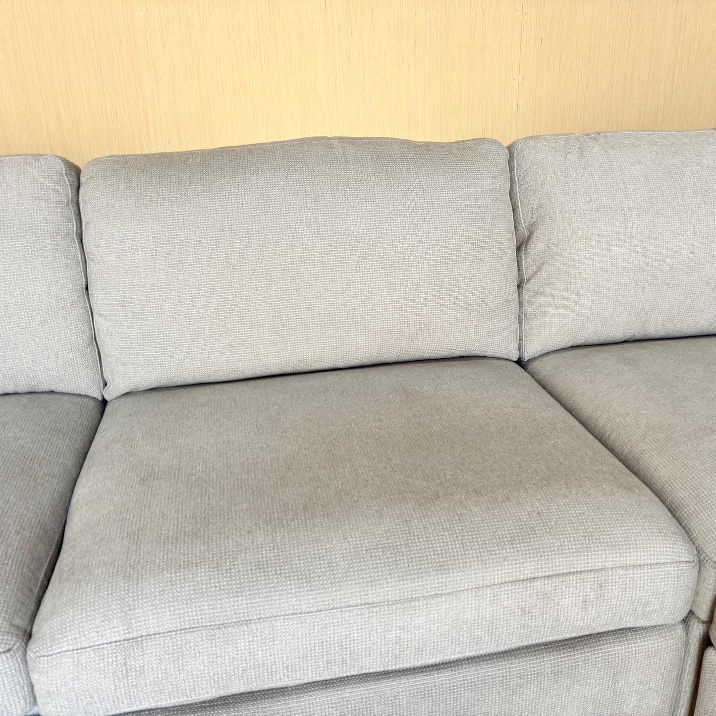 Thomasville Fabric Modular Sectional with 2 Power Footrests - Like New!