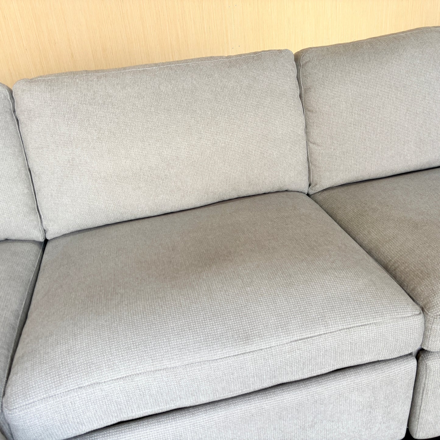 Thomasville Fabric Modular Sectional with 2 Power Footrests - Like New!