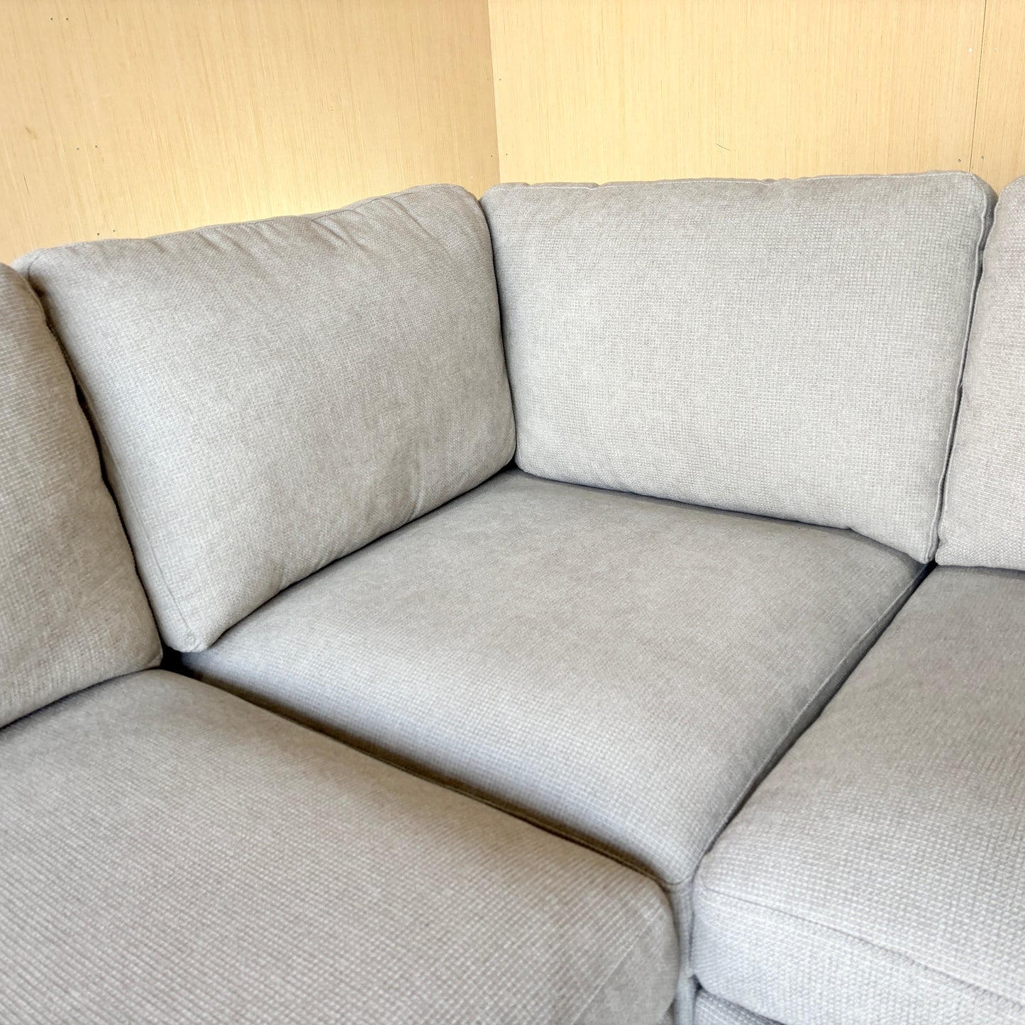 Thomasville Fabric Modular Sectional with 2 Power Footrests - Like New!