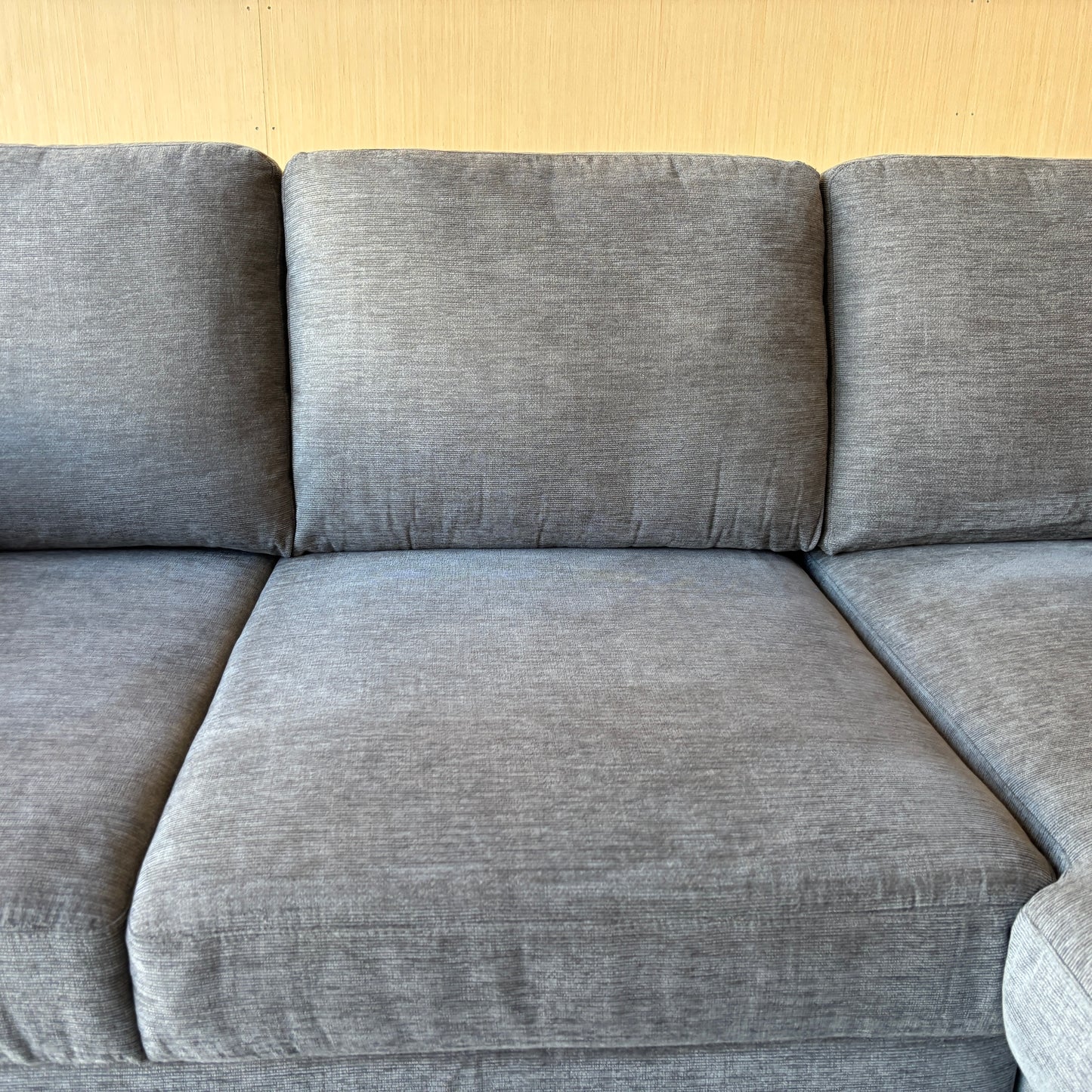 Fabric Sleeper Sofa Couch Reversible with Storage Chaise - Like New!!