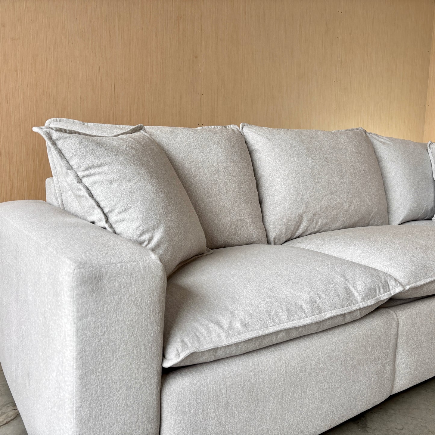 Fabric Power Reclining Sectional Couch