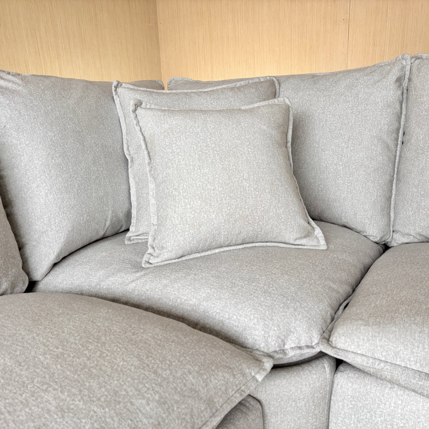 Fabric Power Reclining Sectional Couch