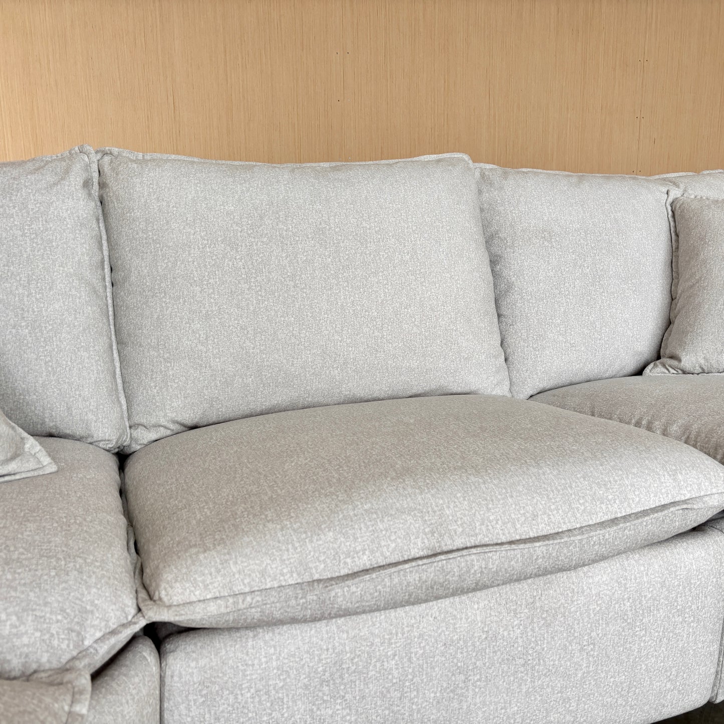 Fabric Power Reclining Sectional Couch