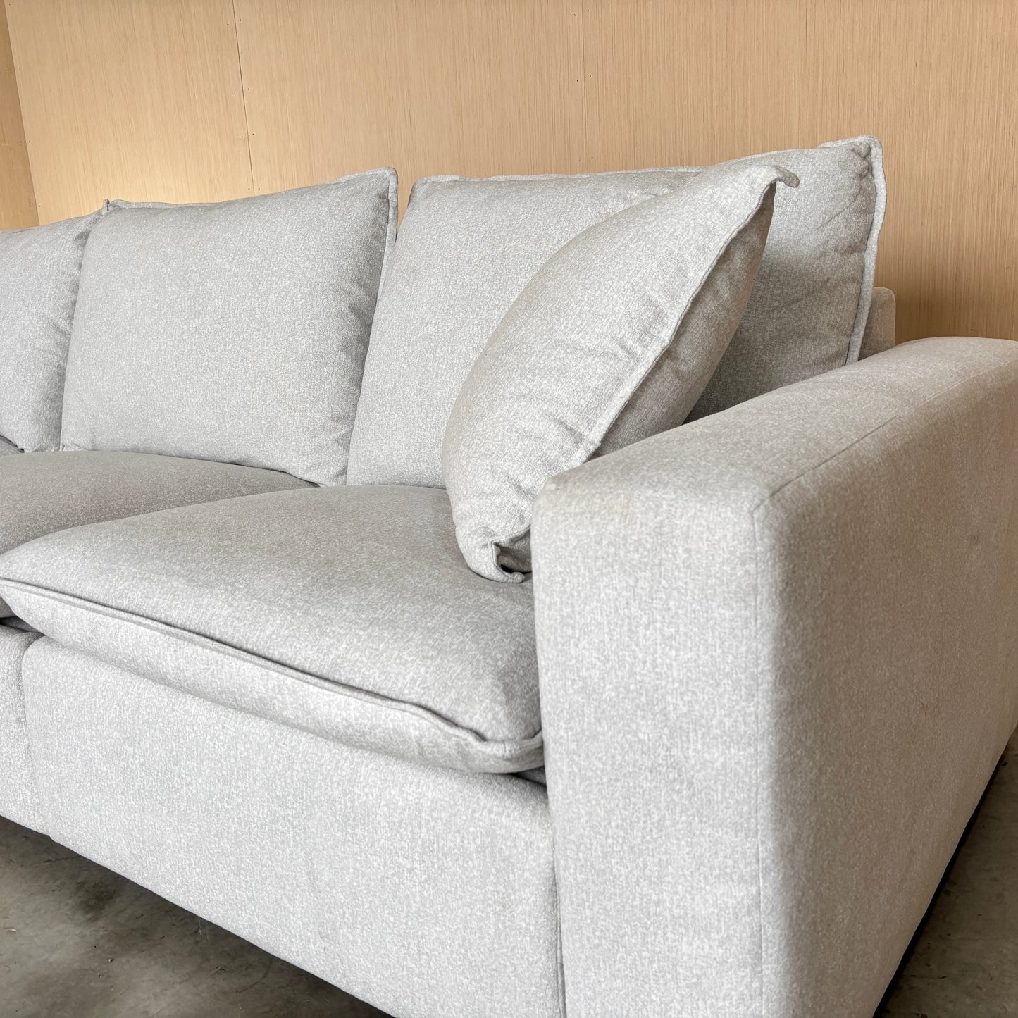 Fabric Power Reclining Sectional Couch